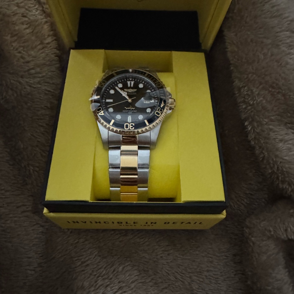 Two-Tone Stainless Steel Watch